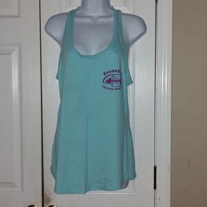 Frenchy's or Bust Clearwater Beach Florida hippie surfer tank top  Sz Junior XL